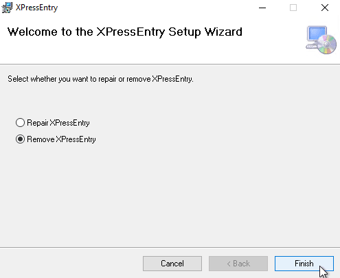 remove xpressentry