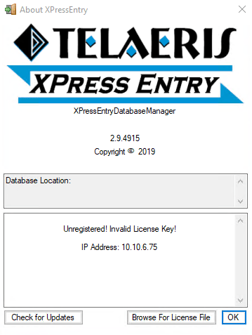 xpressentry license