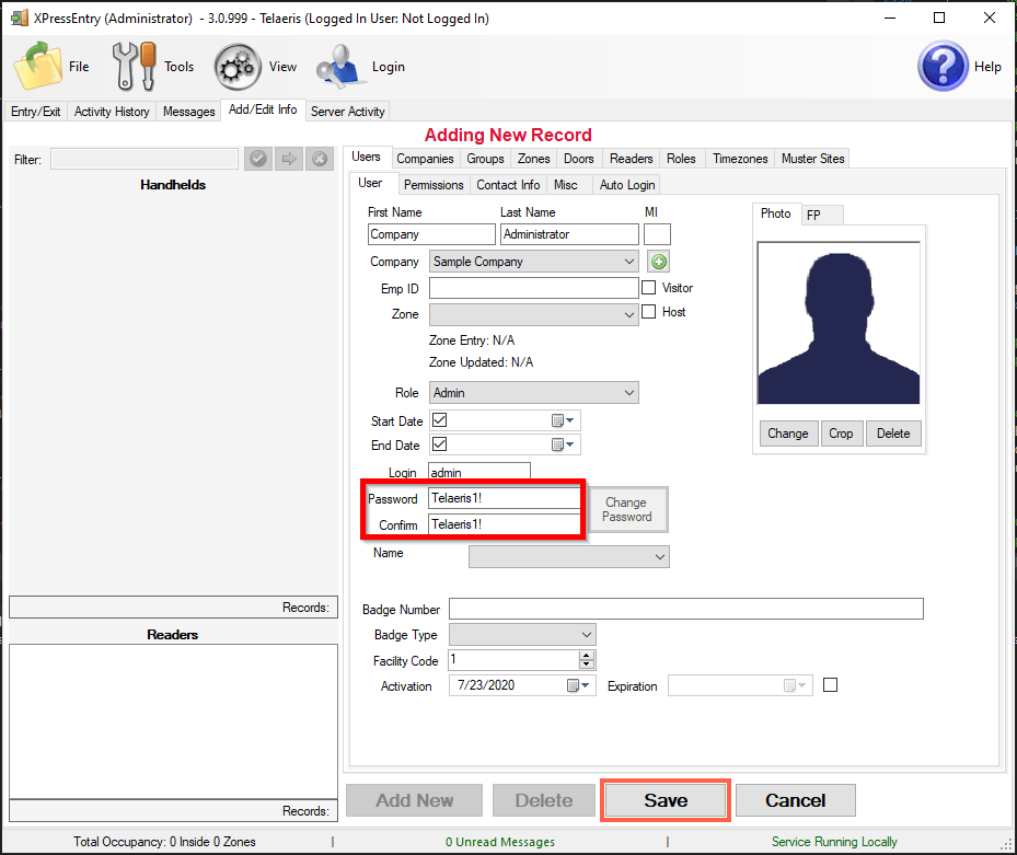 Add Administrator