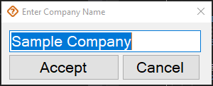 Add Default Company