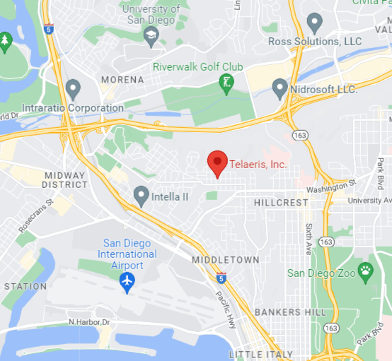 Map of Telaiers Inc.