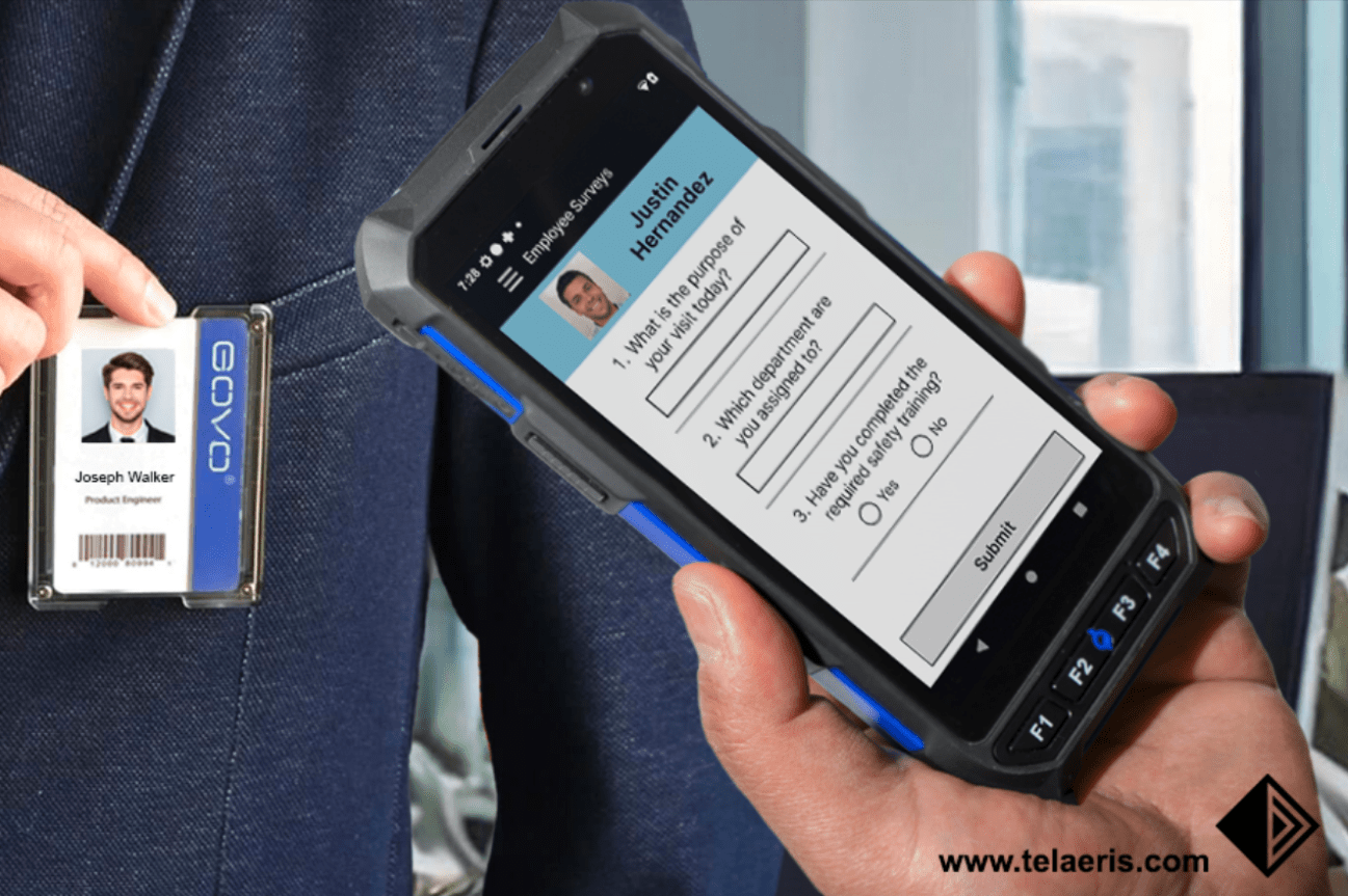 XPressEntry Employee Survey with Handheld Badge Reader