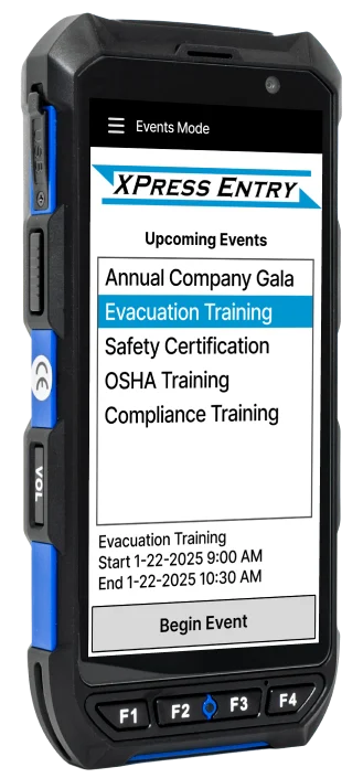 XPressEntry Events Mode