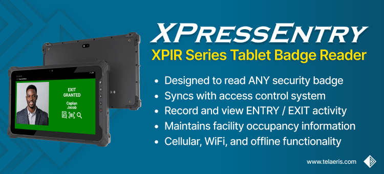 XPIR Series Tablet Badge Reader