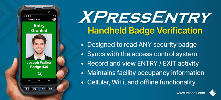 XPressEntry Handheld Badge Verification
