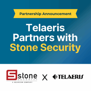 partnership announcement graphic telaeris X stone